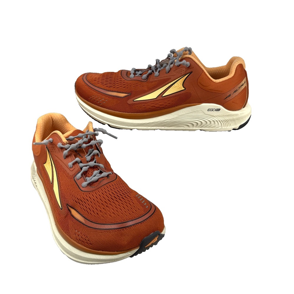 Altra Running Mens Paradigm 6 Amber Orange Shoe Sneakers Size 11 Altra Ego Max